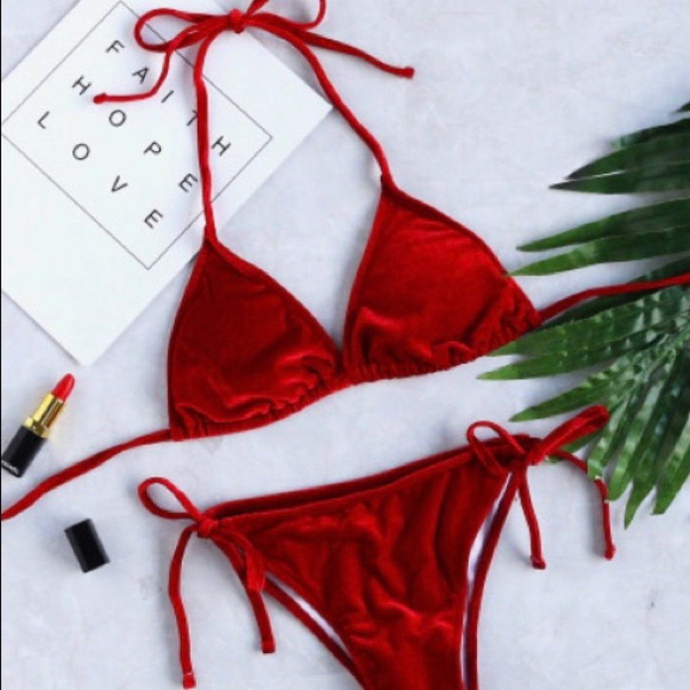 Red bikini